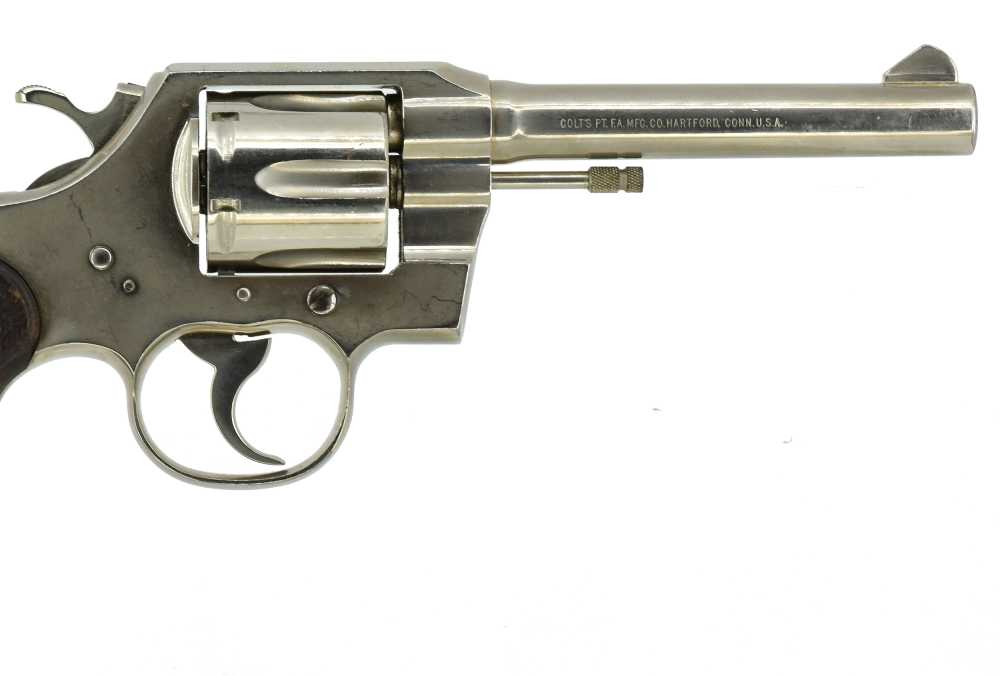 Colt Official Police .38 Spl 5-in Nickel Tennessee Women’s Correctional Gun-img-10