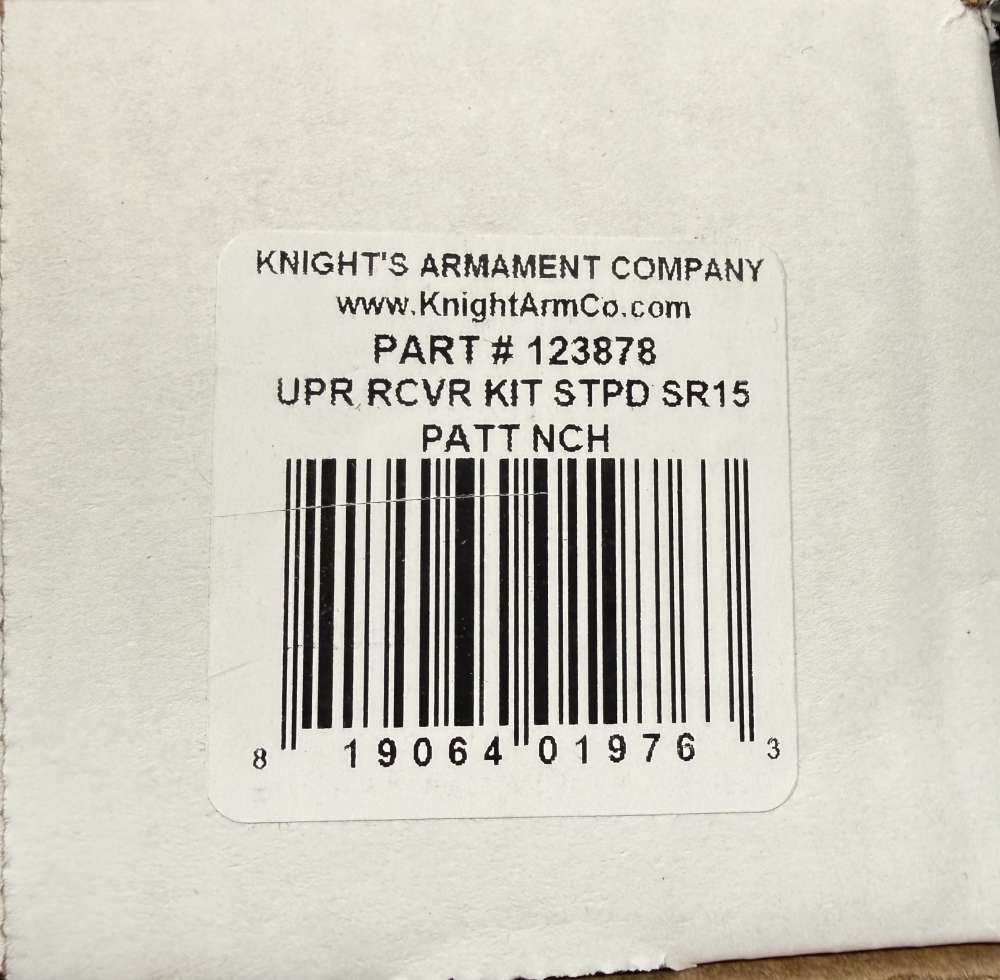 Knights Armament SR15 Stripped Notched Upper - NIB-img-3
