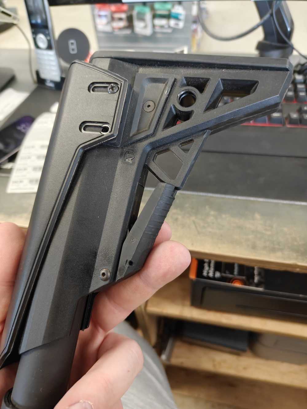 AKA-2318 ATI AK-47 Strikeforce Side Folding Stock Black-img-1