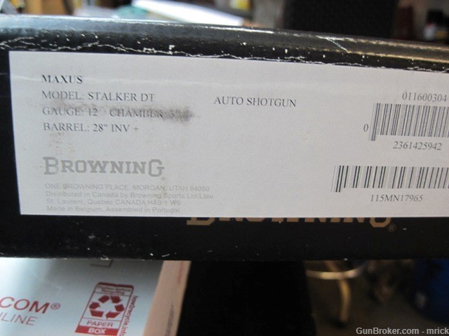 Browning Maxus Stalker DT 12ga 28"-img-2