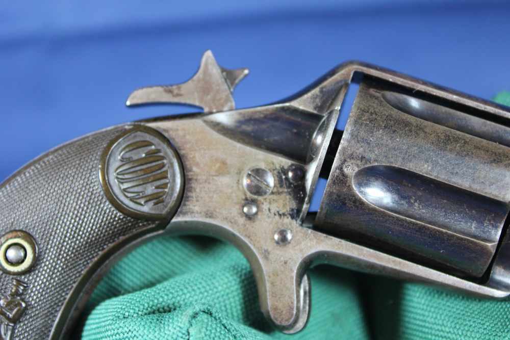 Colt New Police 38 "Cop and Thug" Letter shipped 1883 to London antique-img-7