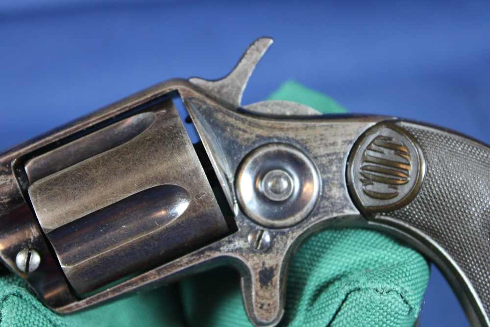 Colt New Police 38 "Cop and Thug" Letter shipped 1883 to London antique-img-2