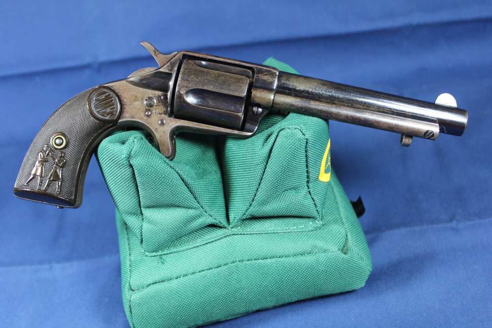 Colt New Police 38 "Cop and Thug" Letter shipped 1883 to London antique-img-8