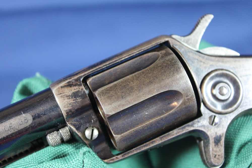 Colt New Police 38 "Cop and Thug" Letter shipped 1883 to London antique-img-3