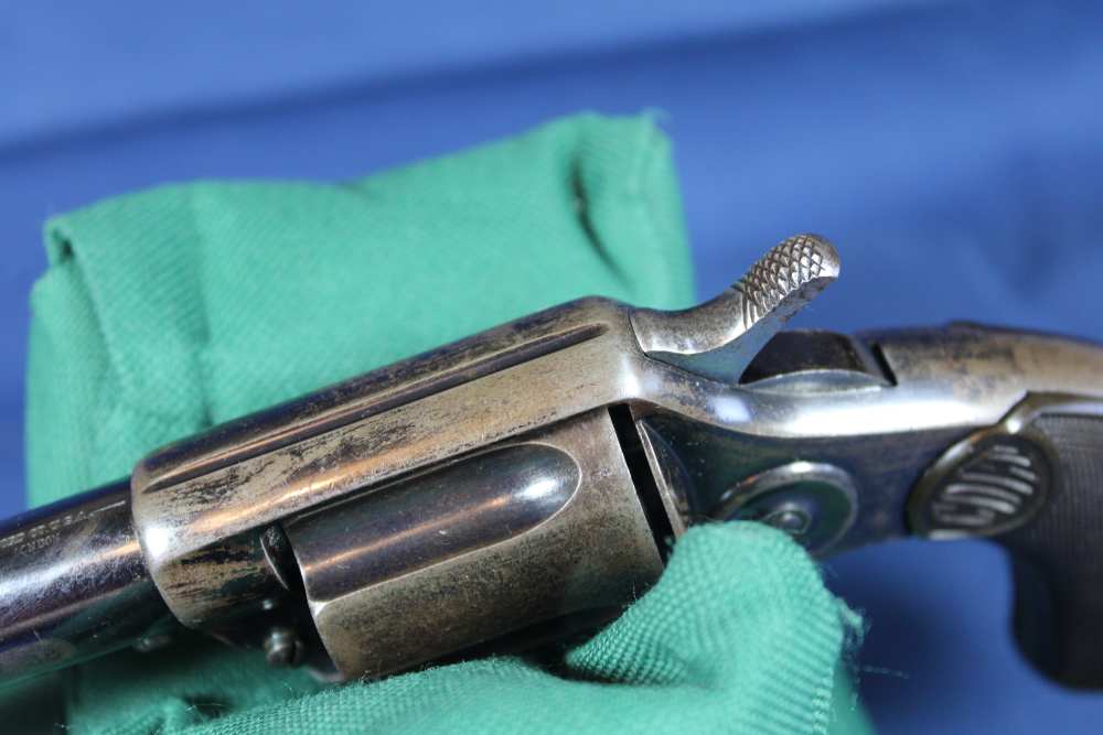 Colt New Police 38 "Cop and Thug" Letter shipped 1883 to London antique-img-36