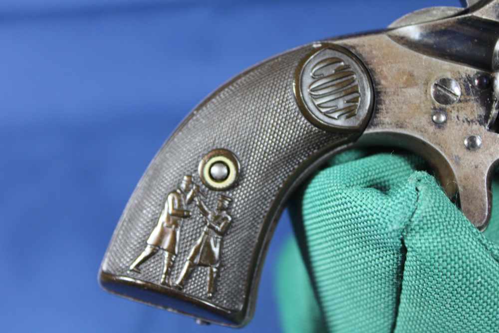 Colt New Police 38 "Cop and Thug" Letter shipped 1883 to London antique-img-9