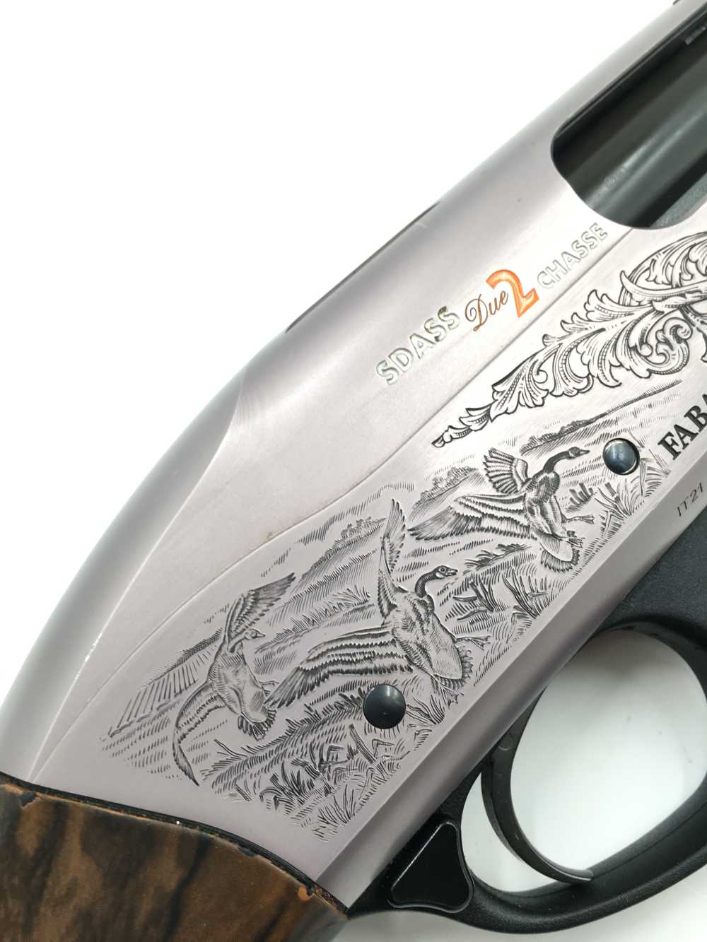 Fabarm SDASS Due 2 Chasse 12 ga pump shotgun 28"-img-28