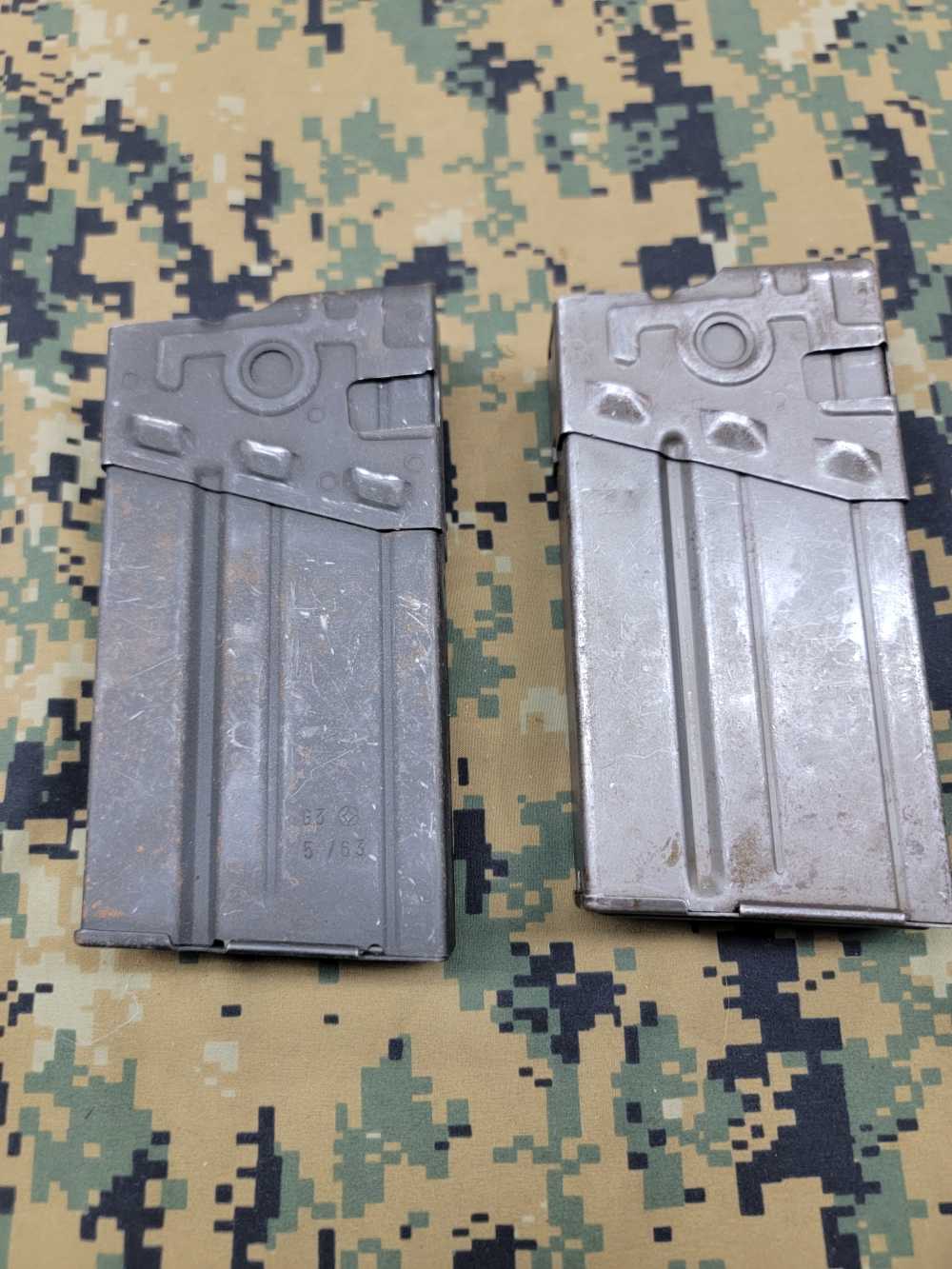 H&K 91 308 magazines (x2). 20rd. Steel. -img-0