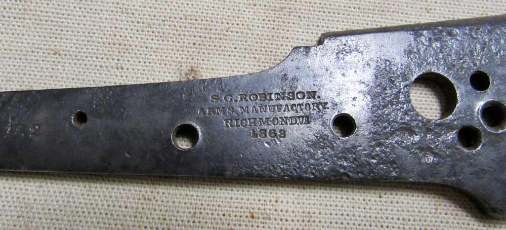 Original & Rare Confederate SC Robinson Richmond VA Sharps Carbine Lock-img-2