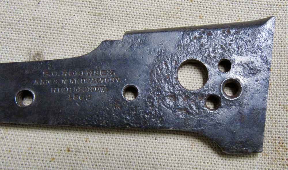 Original & Rare Confederate SC Robinson Richmond VA Sharps Carbine Lock-img-3
