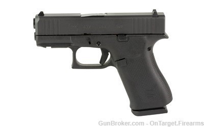 Glock G43X Front Rail 3.41" 9mm, (2)10Rd mags-img-1