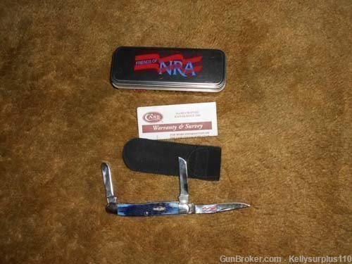  Case NRA Med Stockman Blue knives - CA5961-img-0
