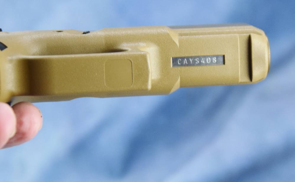 Original Two Tone Coyote Glock 19X 9mm 4" barrel nPVD Slide Coating-img-5