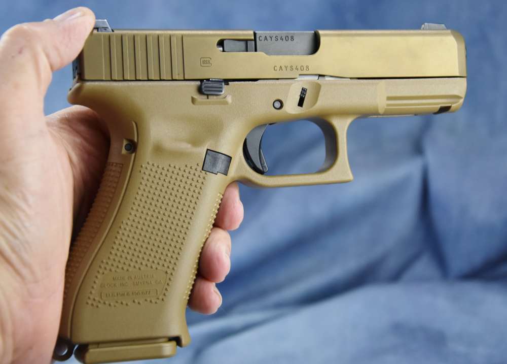 Original Two Tone Coyote Glock 19X 9mm 4" barrel nPVD Slide Coating-img-9