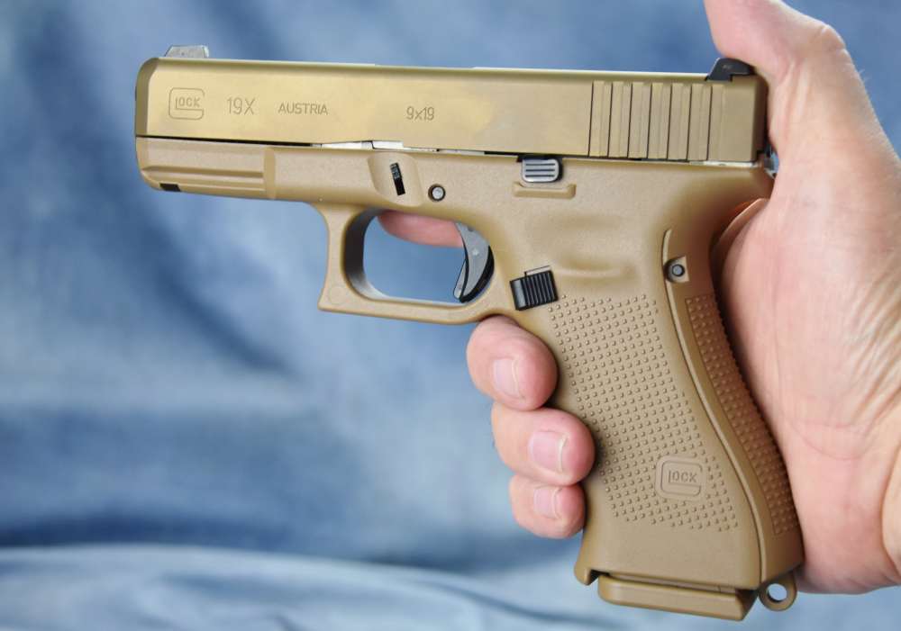 Original Two Tone Coyote Glock 19X 9mm 4" barrel nPVD Slide Coating-img-19