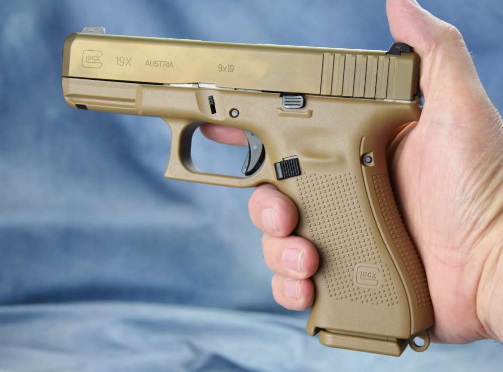 Original Two Tone Coyote Glock 19X 9mm 4" barrel nPVD Slide Coating-img-13