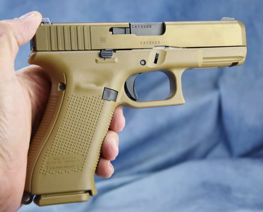 Original Two Tone Coyote Glock 19X 9mm 4" barrel nPVD Slide Coating-img-18