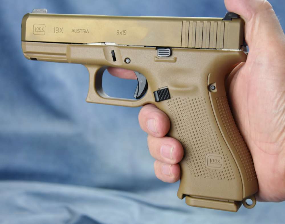Original Two Tone Coyote Glock 19X 9mm 4" barrel nPVD Slide Coating-img-10