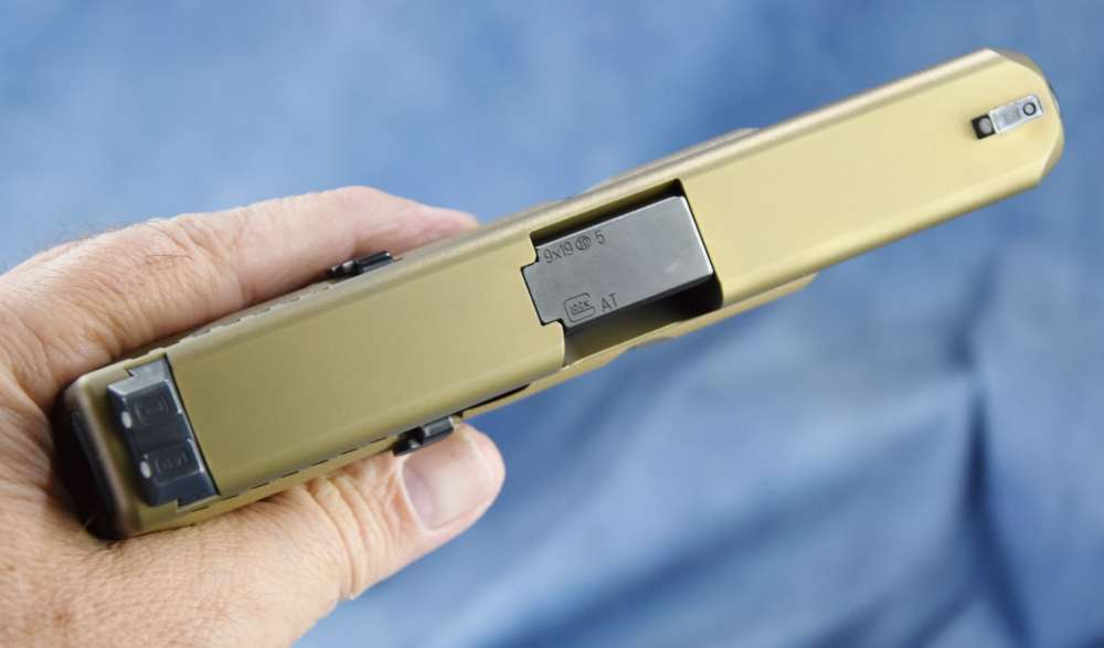 Original Two Tone Coyote Glock 19X 9mm 4" barrel nPVD Slide Coating-img-2