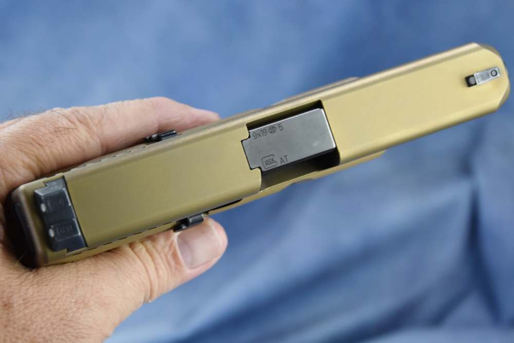 Original Two Tone Coyote Glock 19X 9mm 4" barrel nPVD Slide Coating-img-3