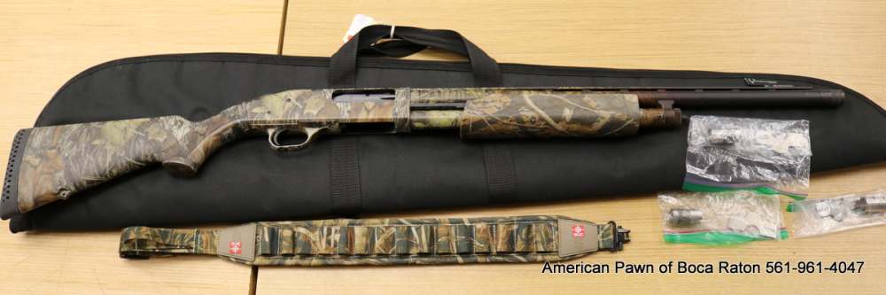 MOSSBERG 535 12GA 22" BARREL CAMO FINISH , SLING/CASE/CHOKES INCLUDED.-img-0