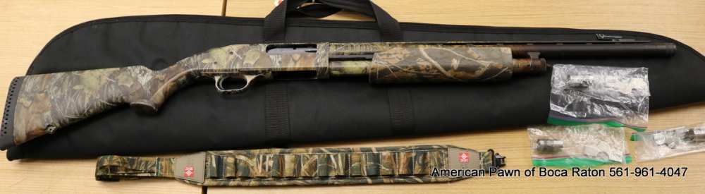 MOSSBERG 535 12GA 22" BARREL CAMO FINISH , SLING/CASE/CHOKES INCLUDED.-img-1