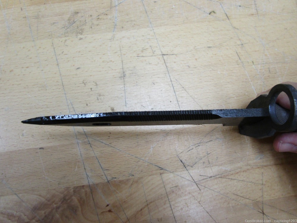 LanCay M9 Military Fixed Blade/Saw Tooth Gray Coated & Sheath-USA-1995-NEW!-img-5