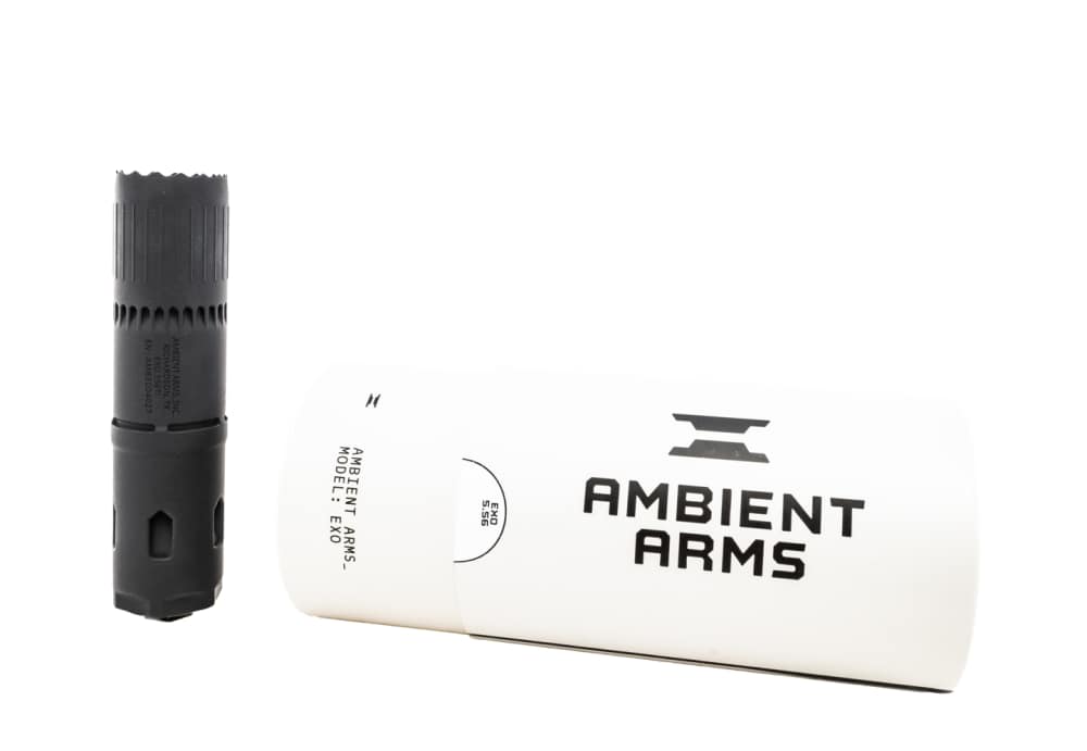 Ambient Arms EXO Suppressor 5.56 HUB Titanium Black-img-3
