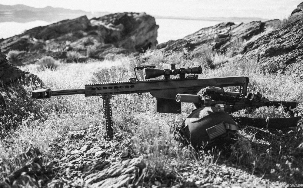 BARRETT M82A1 82A1 Close Quarter Recoil Operated Rifle Bipod 50 BMG 14030 -img-3