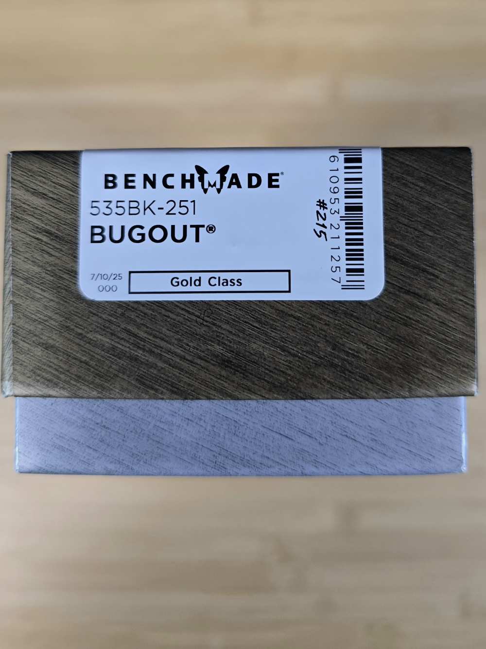Benchmade Bugout 535BK-251 Gold Class-img-3