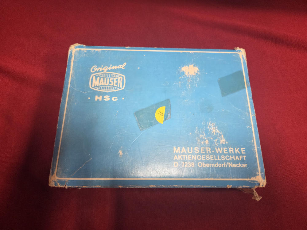 MAUSER HSC .32 ORIGINAL BOX AND PAPERWORK -img-0