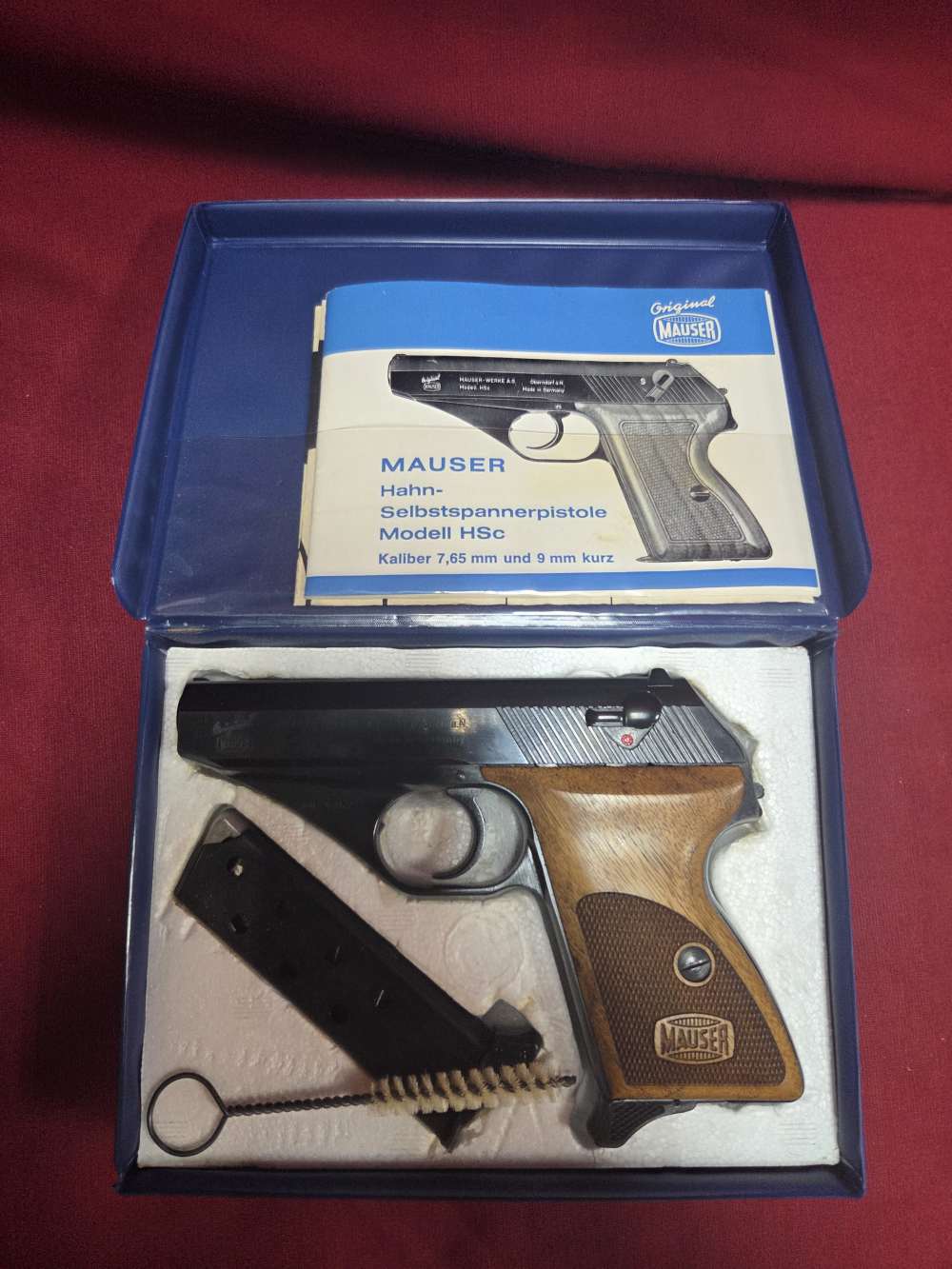 MAUSER HSC .32 ORIGINAL BOX AND PAPERWORK -img-2