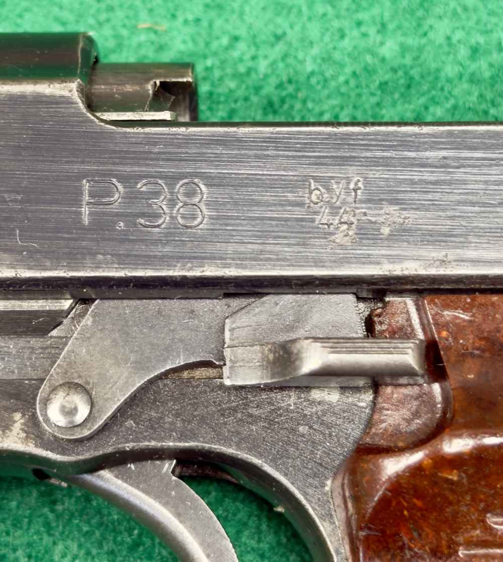 WWII Walther P.38 ac44 – Matching #s – 1944 German Military – Two Magazines-img-8