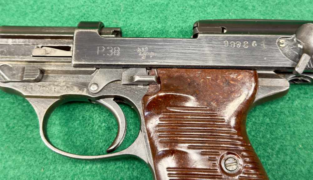 WWII Walther P.38 ac44 – Matching #s – 1944 German Military – Two Magazines-img-9