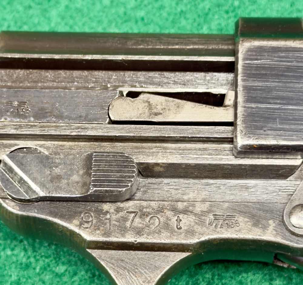 WWII Walther P.38 ac44 – Matching #s – 1944 German Military – Two Magazines-img-7