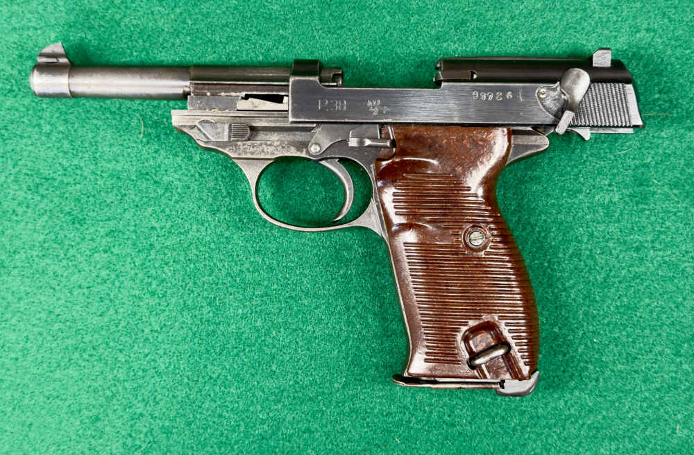 WWII Walther P.38 ac44 – Matching #s – 1944 German Military – Two Magazines-img-2