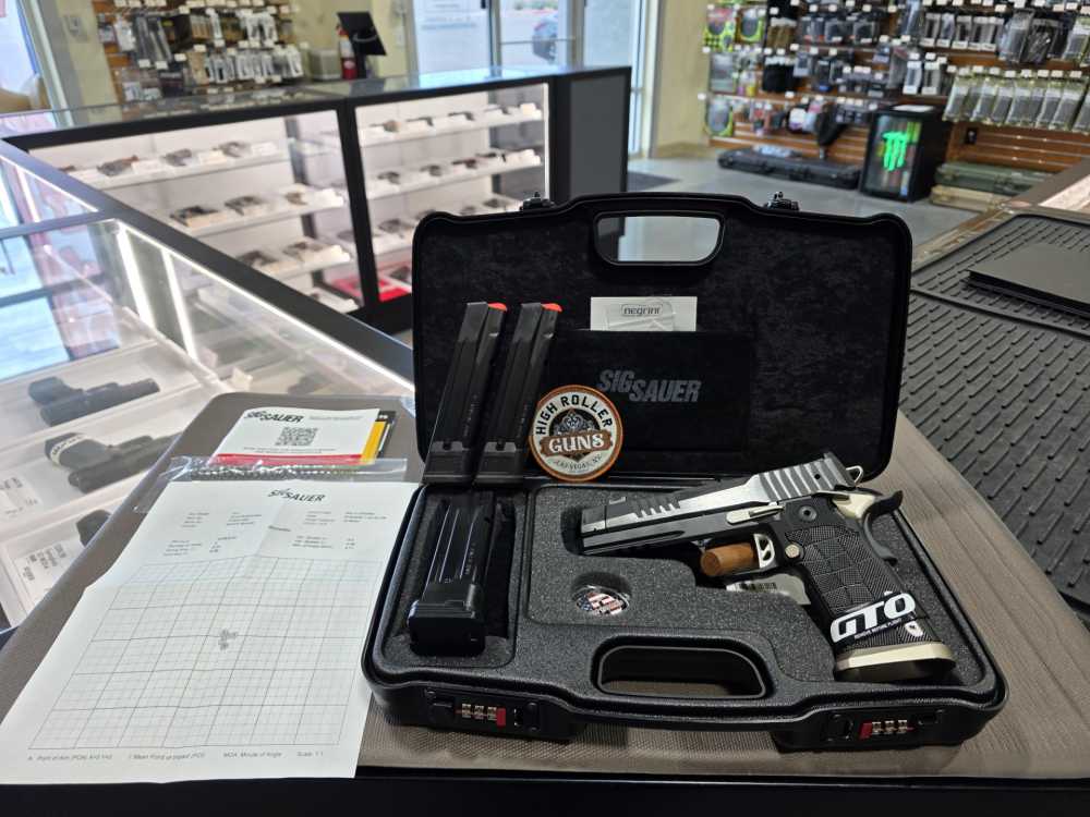 NEW Sig Sauer P211 GTO Equinox 4.4" 9mm 1X23rd 2X21rd w/MACH3D Comp-img-1