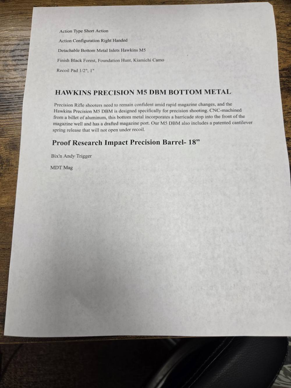 Impact 737R Premier Match Rifle - Custom Built Precision/Hunting Rifle -img-14