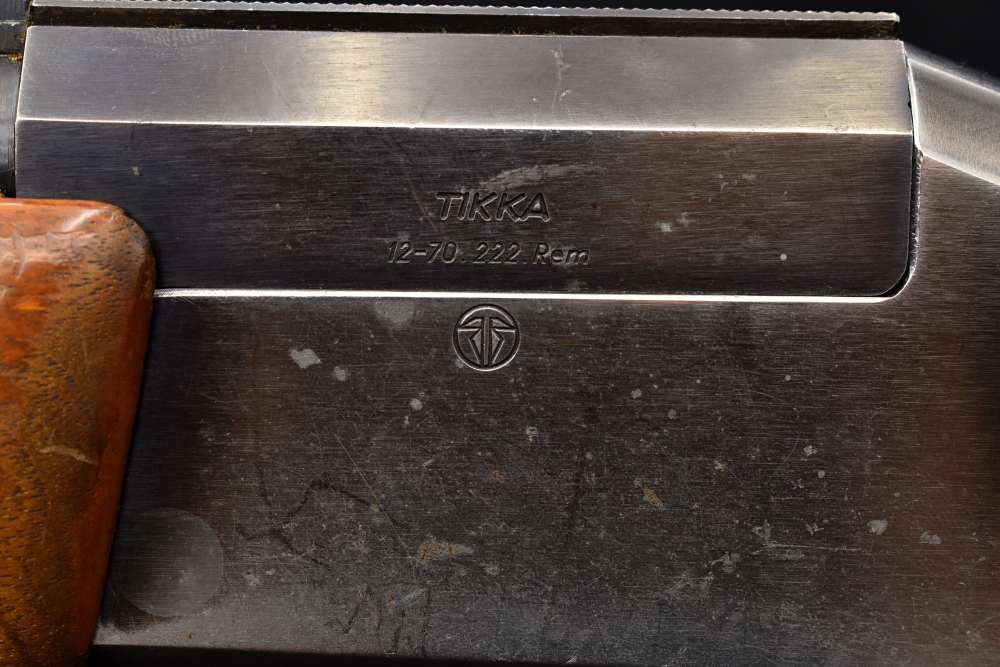 Tikka 12-70 Combination Gun 12GA/.222 Rem 25" BBL Finland C&R -img-22