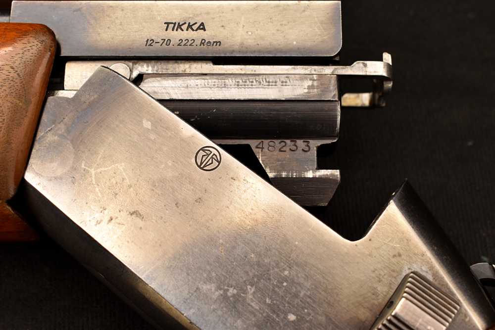 Tikka 12-70 Combination Gun 12GA/.222 Rem 25" BBL Finland C&R -img-32