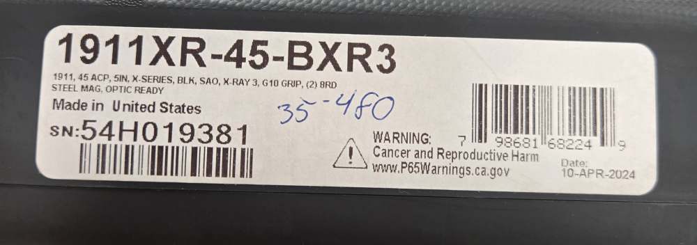Sig Sauer 1911XR 45acp 5" barrel NIB 35-480-img-3