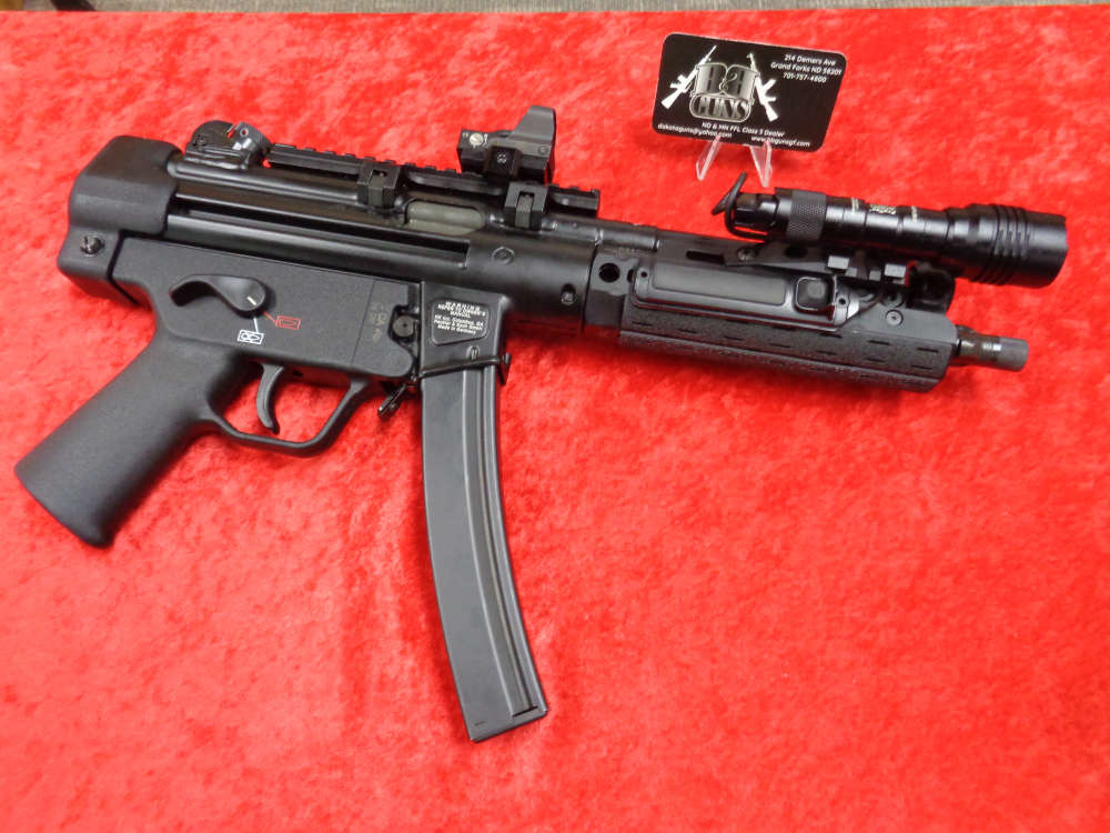 H&K SP5 9mm Heckler Koch HK Case Light Leupold EXTRAS PACKAGE WE TRADE! -img-24