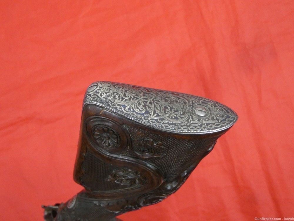 ANTIQUE FLINTLOCK BLUNDERBUSS PISTOL EUROPEAN for TURKISH OTTOMAN MARKET -img-8