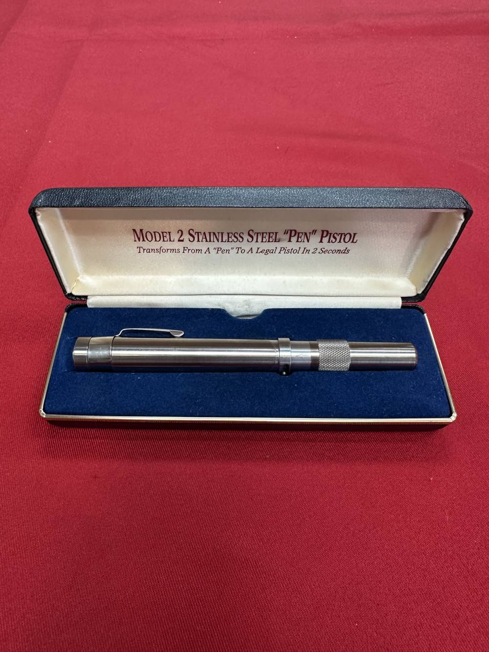 American Derringer Corp Model 2 Stainless Steel "Pen" Pistol - .25 ACP-img-6