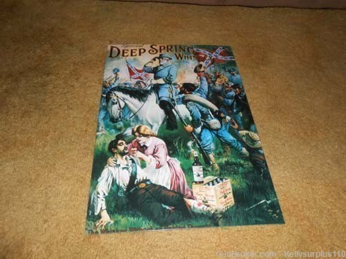 Deep Spring Whiskey - Robert E. Lee Tin Sign -img-0