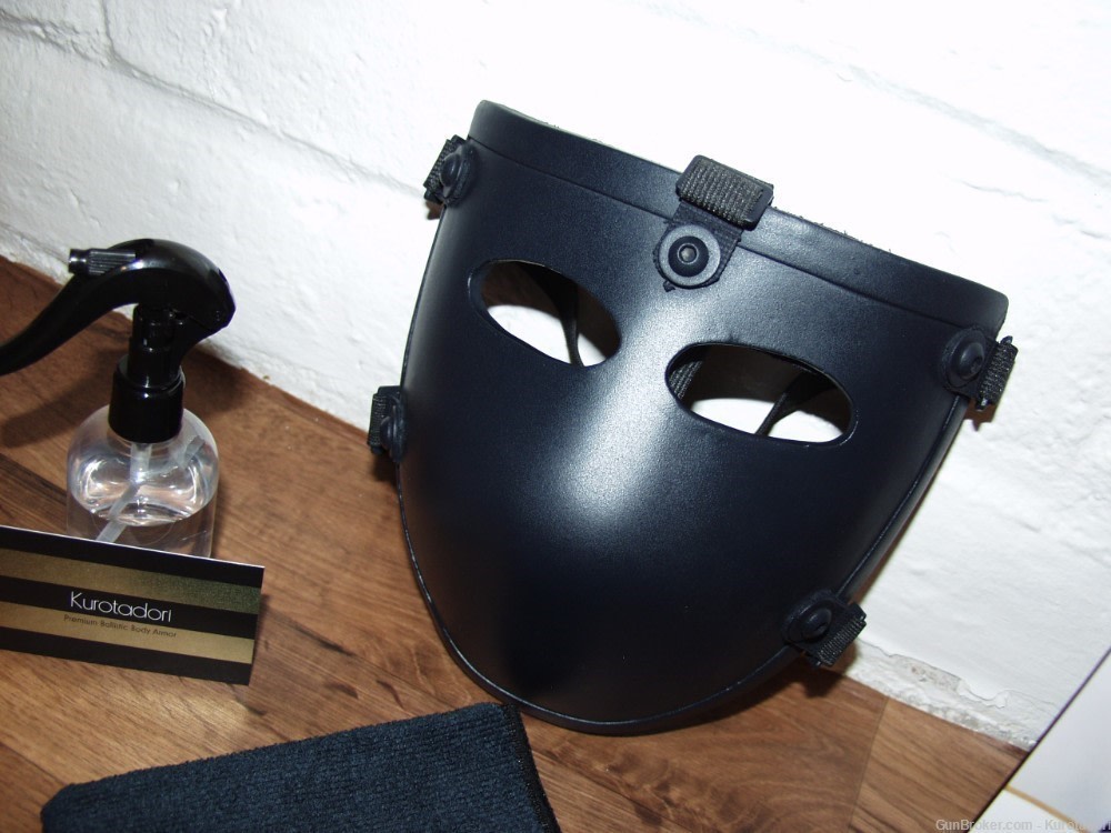 Ballistic Half Face mask Level 3A Body Armor-img-6