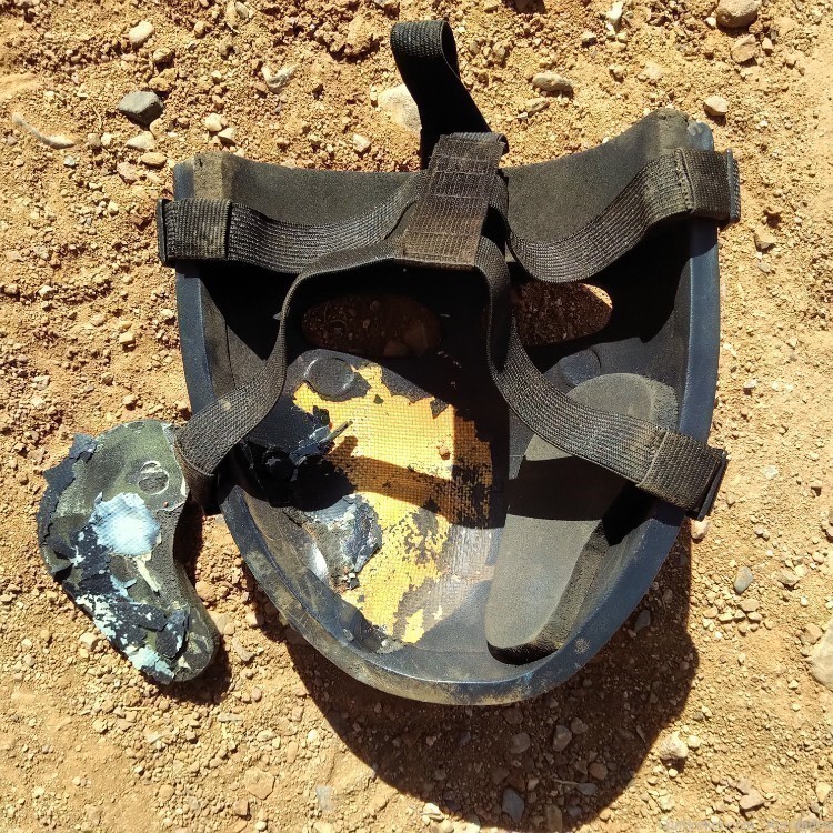 Ballistic Half Face mask Level 3A Body Armor-img-7