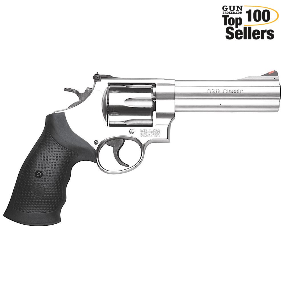 S&W 629 Classic 44 Magnum,44 Special 5" 6rd Satin Stainless Revolver 163636-img-0