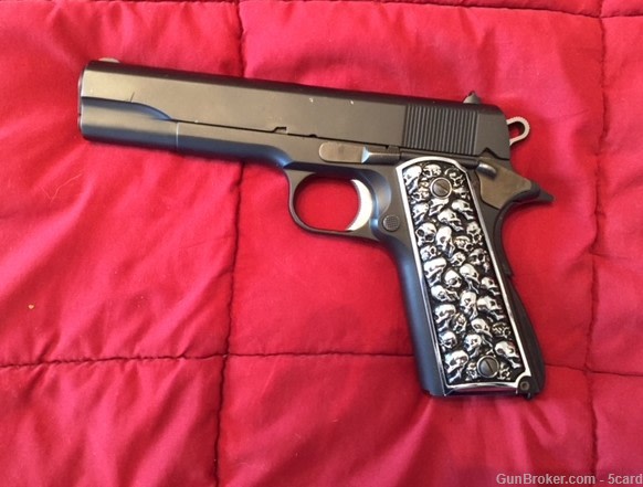 Colt 1911 and 1911 Clones Puter Skull Grips-img-2