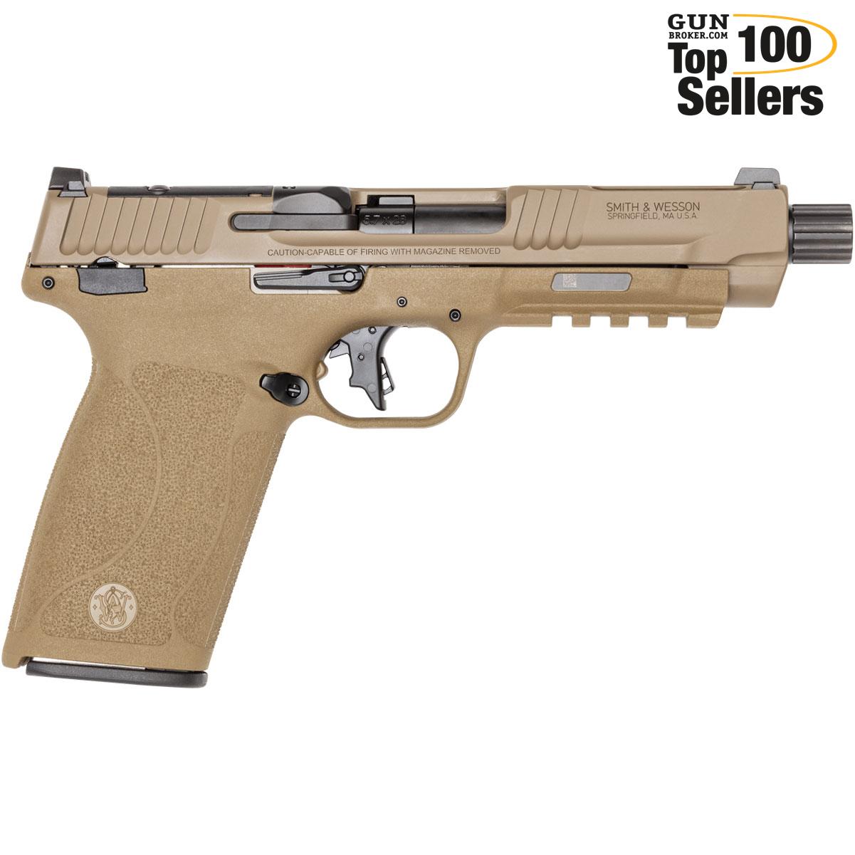 SMITH WESSON MP57 57x28mm 5in 22rd FDE Pistol 14004-img-0